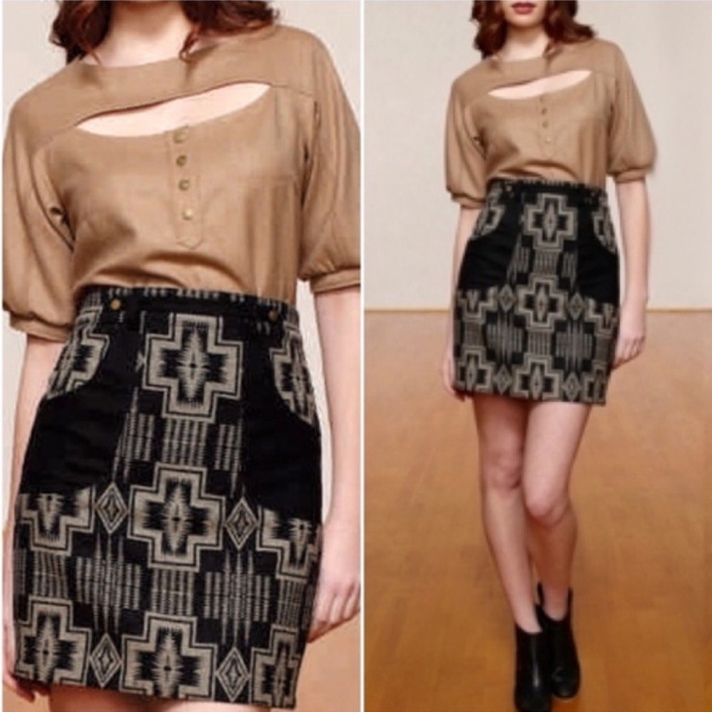 Pendleton "Portland Collection" Wool Aztec Tribal… - image 1